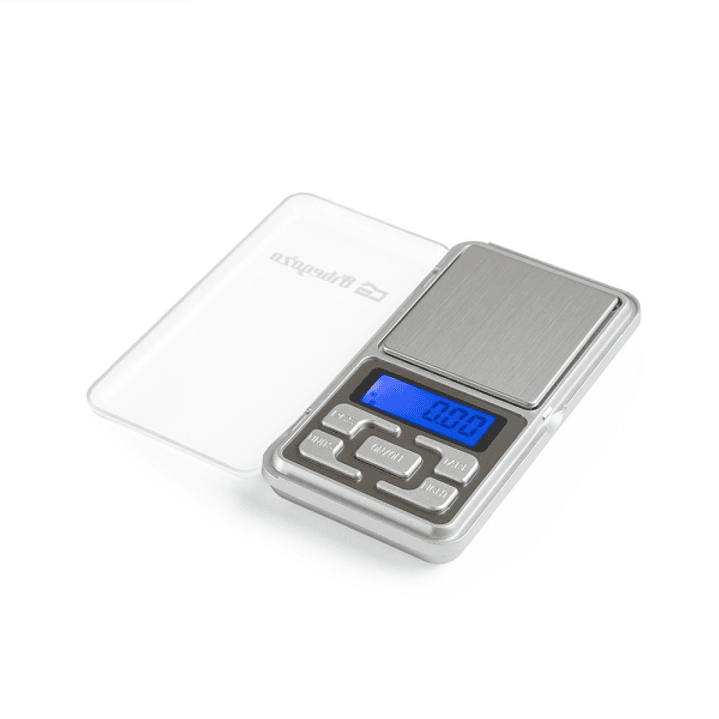 Orbegozo PC 3010 Bascula Electronica de Precision Compacta - Precision de 0.01gr - Pantalla LCD Azul - Practica y Funcional 1