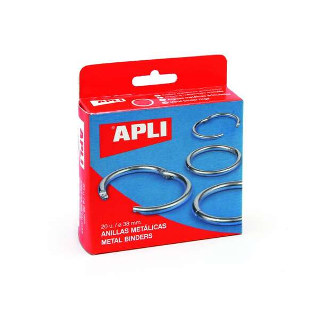 Apli Pack de 10 Anillas Metalicas Articuladas Ø46 mm 1