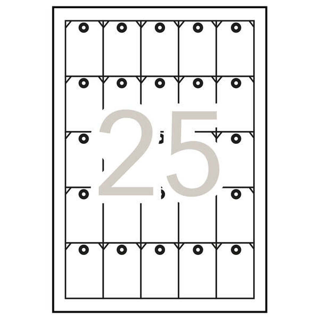 Apli Etiquetas Colgantes Imprimibles 36 x 53mm 10 Hojas 1