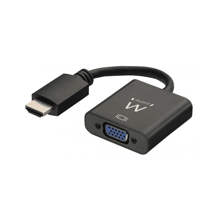 Ewent EW9864 Convertidor HDMI a VGA con Audio - Resolucion Maxima 1920 x 1200 -Color Negro 1