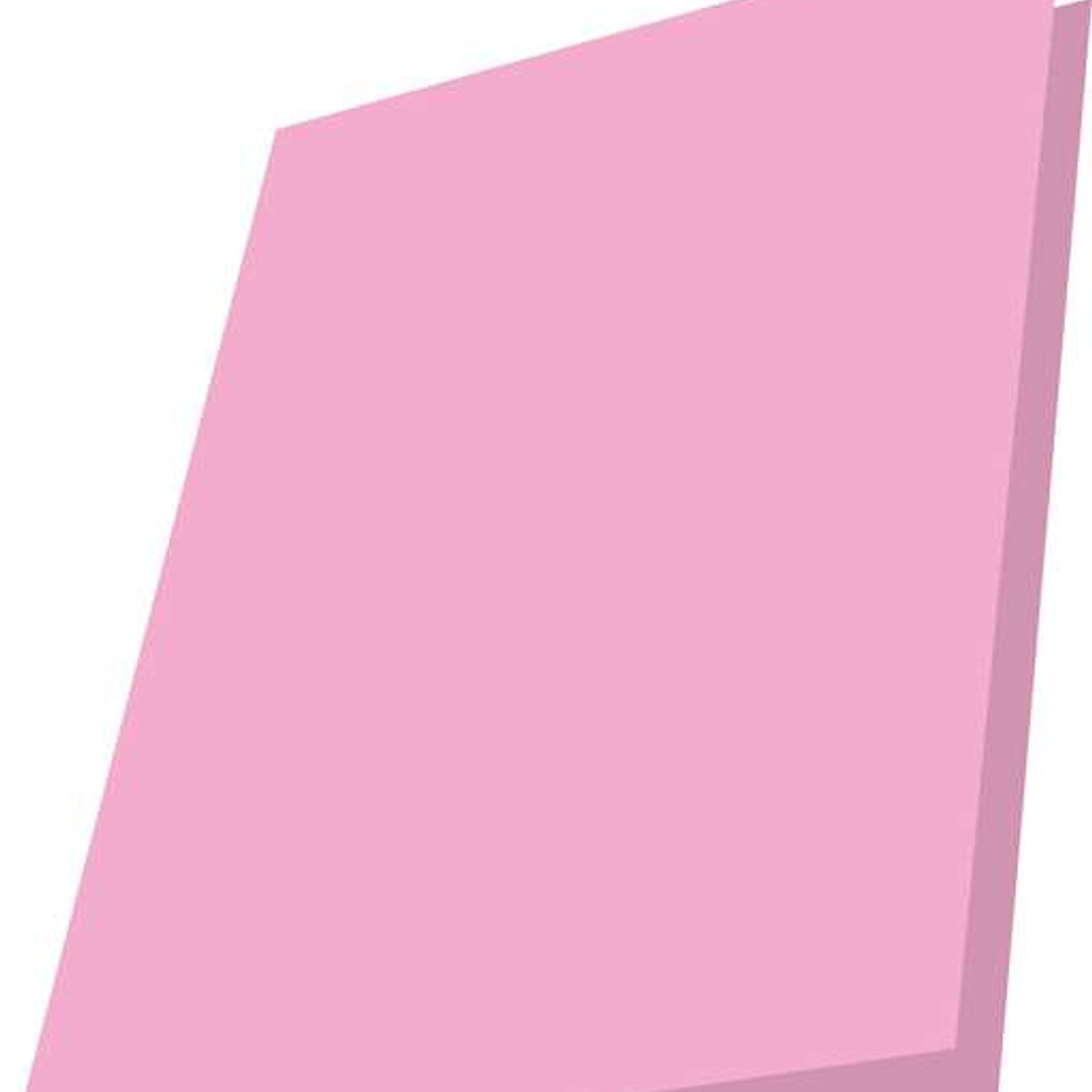 Mariola Pack de 50 Subcarpetas de Cartulina 180gr - Formato A4 - Ranura para Fastener - Color Rosa 1