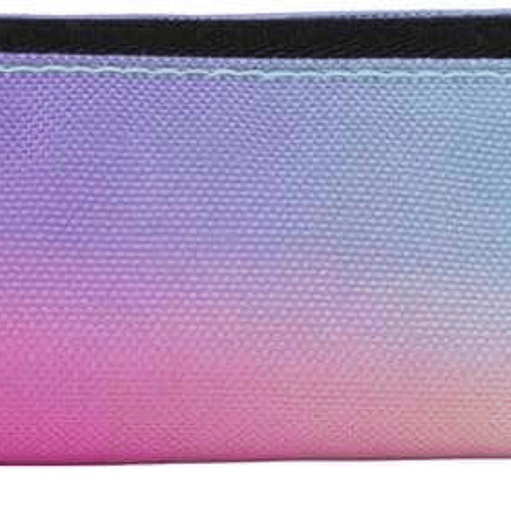 Milan Sunset Estuche Portatodo Mini Redondo - Tejido Resistente a las Roturas y Rasgaduras - Medidas 20,5x4,5x5cm - Modelo Color Negro 1