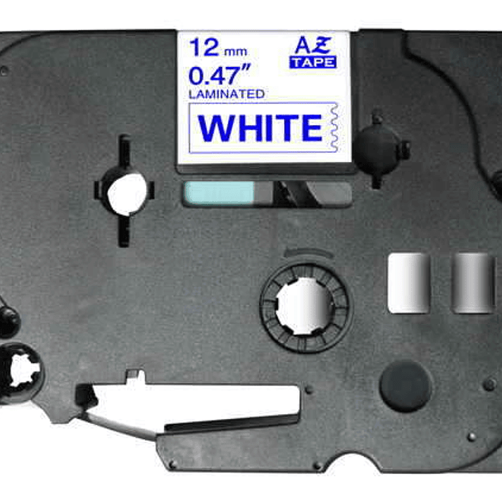 Brother TZe233 Cinta Laminada Generica de Etiquetas - Texto azul sobre fondo blanco - Ancho 12mm x 8 metros 1