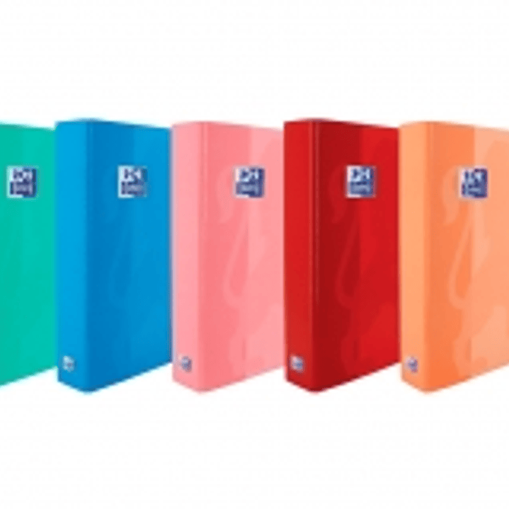 Oxford Carpeta de Anillas Classic Formato A4+ - Tapa Extradura Brillante - Anillas en Forma de D 25mm - Colores Surtidos 1