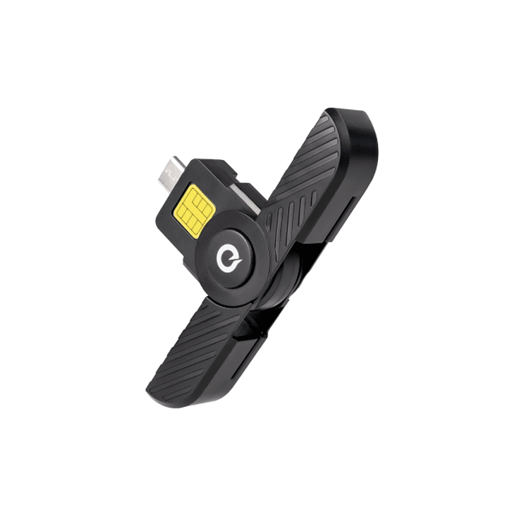 Tooq Lector de Tarjeta Inteligente y DNI - USB-C - Compatible con DNI 4.0 y Documento de Identidad de Portugal - Color Negro 1