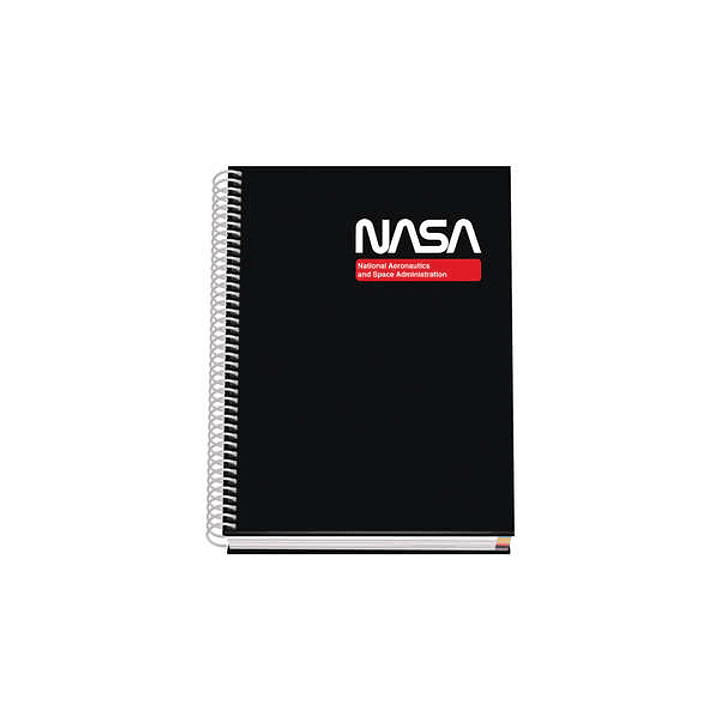 Dohe Cuaderno Espiral Tapa Dura A5 - 162x210mm - Cubierta Carton Forrado - Espiral Metalico Blanco - 100 Hojas Offset 90g Microperforadas - Cuadricula 1