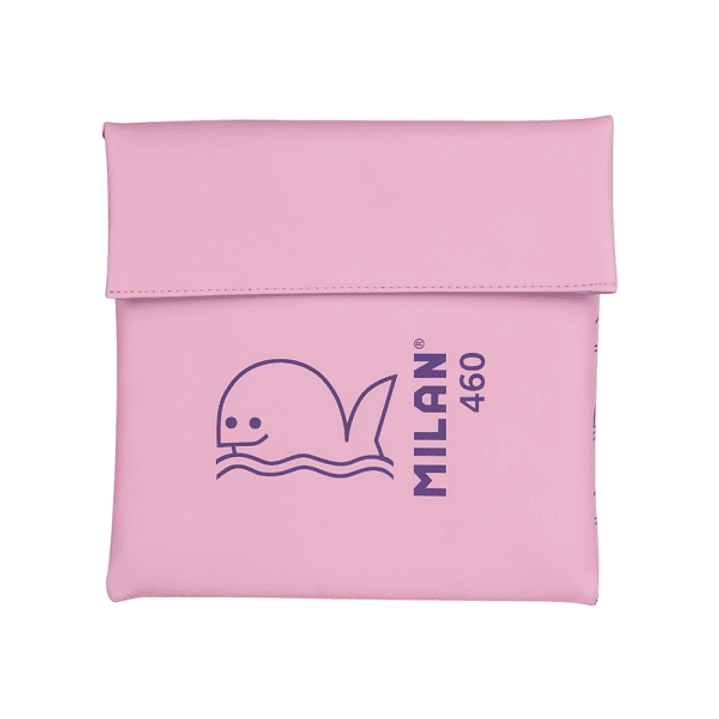 Milan Coleccion 460 Bolsa Isotermica Porta Alimentos 0.3L - Forro Interior Isotermico - Color Rosa 1