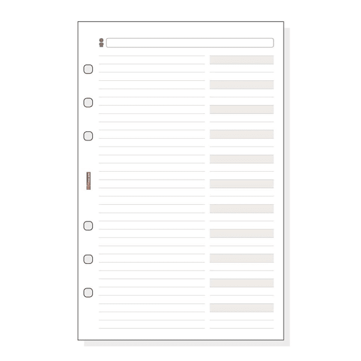 Finocam R554 Recambio Telefonico para Agendas Classic - Formato 500 - 117x5x181mm - Color Blanco 1