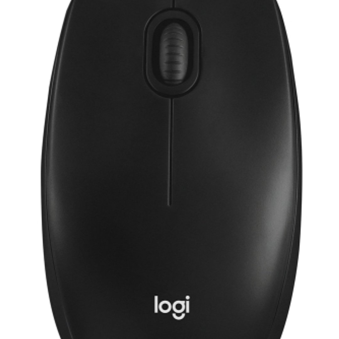 Logitech M100 Raton USB 1000dpi - 3 Botones - Uso Ambidiestro - Cable de 1.80m - Color Negro 1