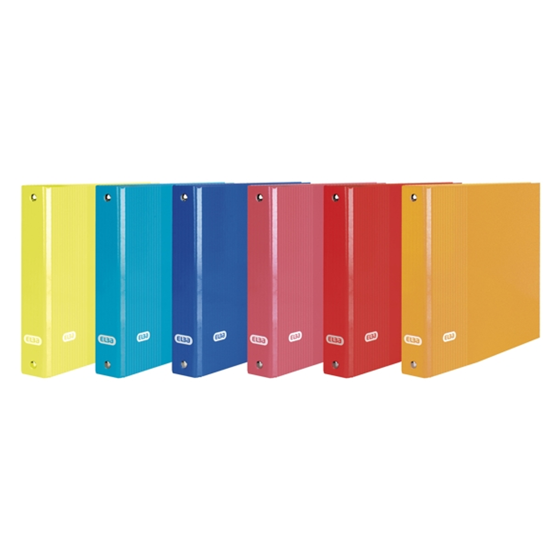 Elba Color Life Carpeta de Anillas 4º Lomo 35mm 4Ox20 - Resistente y Duradera - Gran Capacidad de Almacenamiento - Colores Surtidos 1