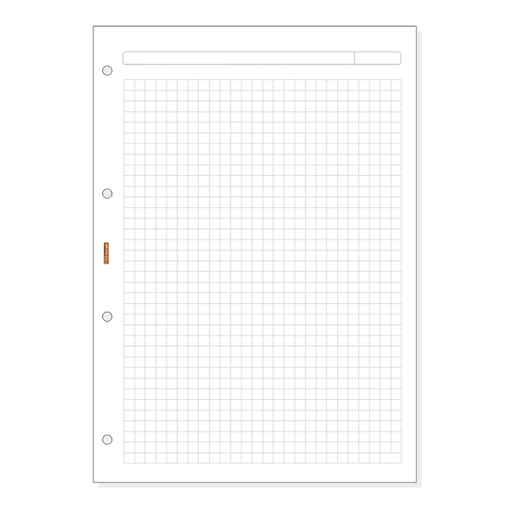 Finocam R4040 Recambio para Agendas Open - Formato A4 - 210x5x297mm - Color Blanco 1