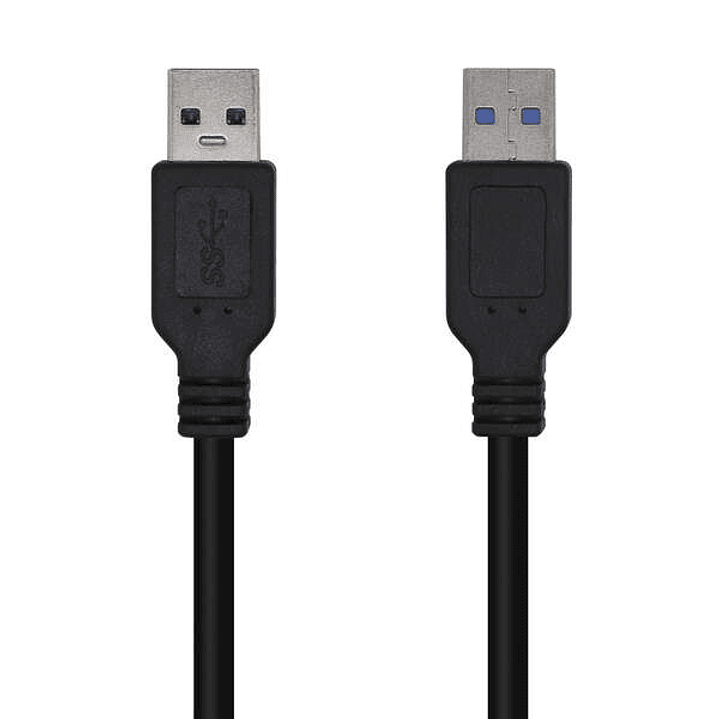 Aisens Cable USB 3.0 - Tipo A/M-A/M - 3.0M - Color Negro 1