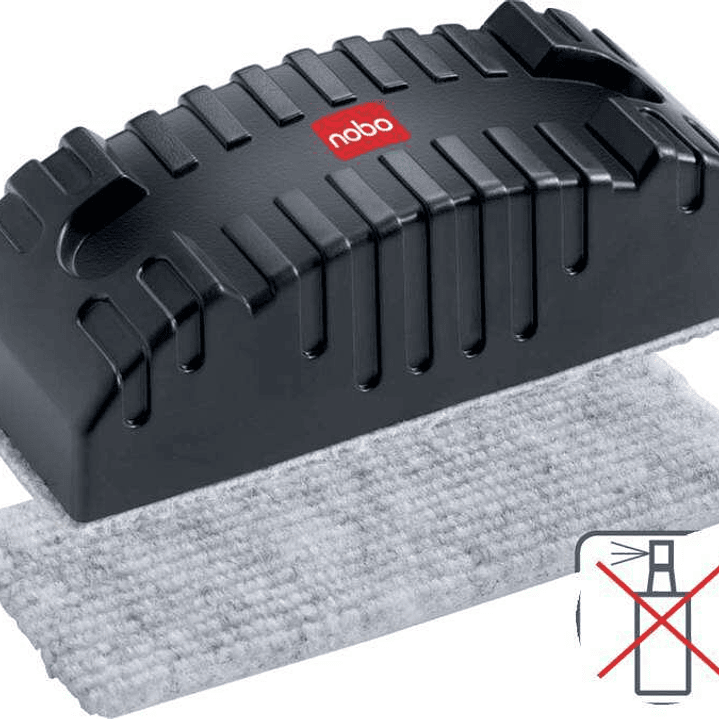 Nobo Pack de 10 Almohadillas de Recambio para Borrador de Pizarra Blanca Nobo 34531159 y 34533421 1