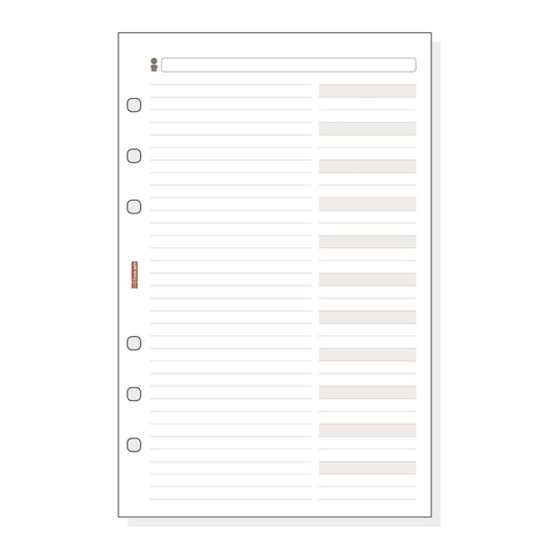 Finocam R1054 Recambio para Agendas Open - Formato 1000 - 155x5x215mm - Color Blanco 1