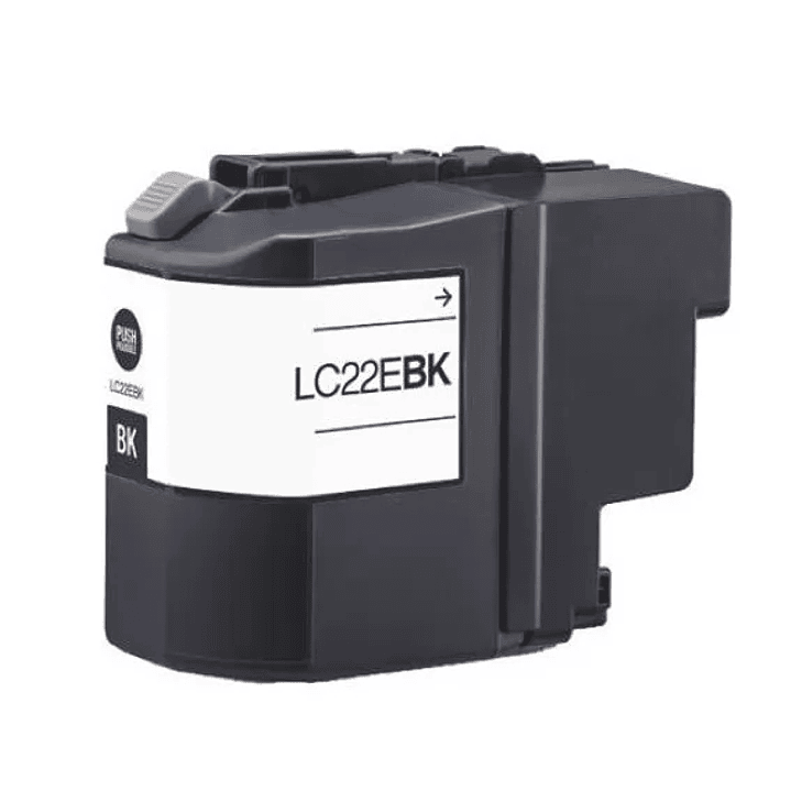 Brother LC22E Negro Cartucho de Tinta Generico - Reemplaza LC22EBK 1