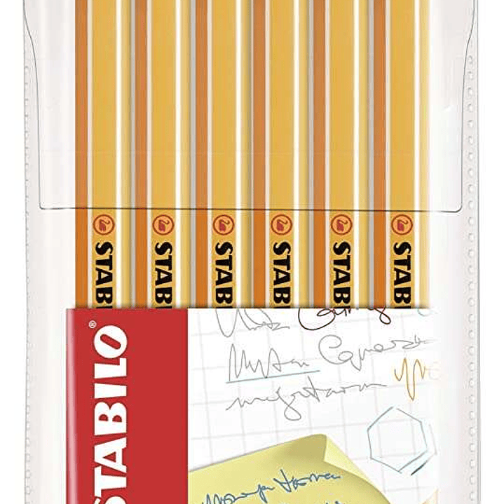 Stabilo Point 88 Pack de 6 Rotuladores de Punta Fina de Fibra - Trazo de 0.4 mm - Tinta con Base de Agua - Colores Surtidos 1