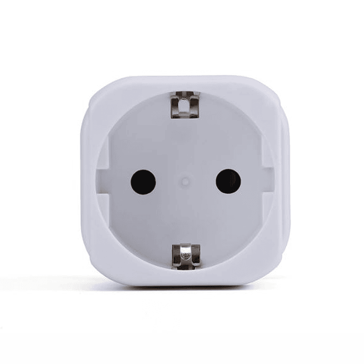 Urban Factory Travelee Adaptador de Viaje Universal - Conexion Entrada UE - Conexion Salida EEUU - Color Blanco 1