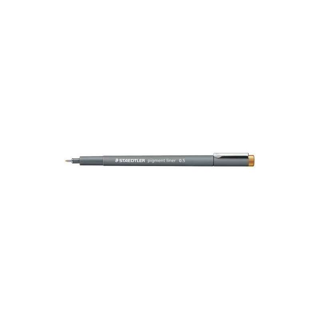 Staedtler Pigment Liner 308 Rotulador Calibrado - Trazo 0.5mm - Secado Rapido - Color Naranja 1