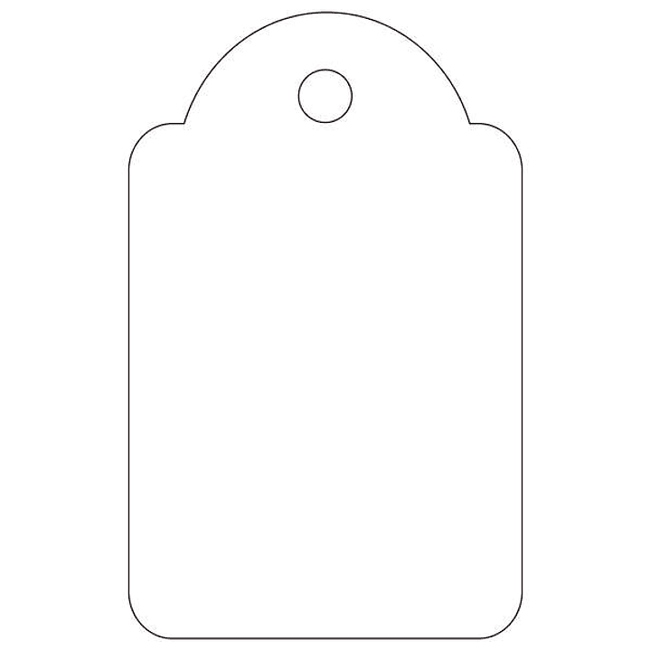 Apli Etiquetas Colgantes Blancas 22 x 35mm 100 U. 1