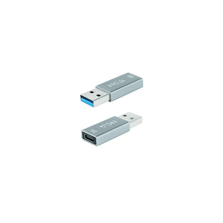 Nanocable Adaptador USB-A 3.1 Gen 2 Macho a USB-C Hembra - Transferencia de Datos de hasta 10 Gbps - Funcion OTG 1