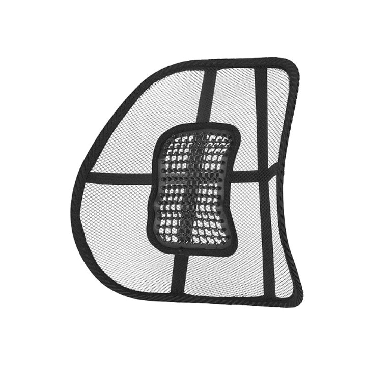 Innovagoods Backonfy Respaldo Lumbar - Universal - Transpirable - Puntos de Presion - 40x37x10cm - Color Negro 1