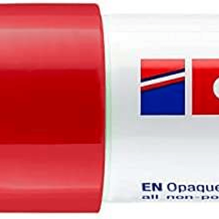 Edding 4090 Rotulador de Tiza Liquida - Punta Biselada - Trazo entre 4 y 15mm - Olor Neutro - Color Rojo 1