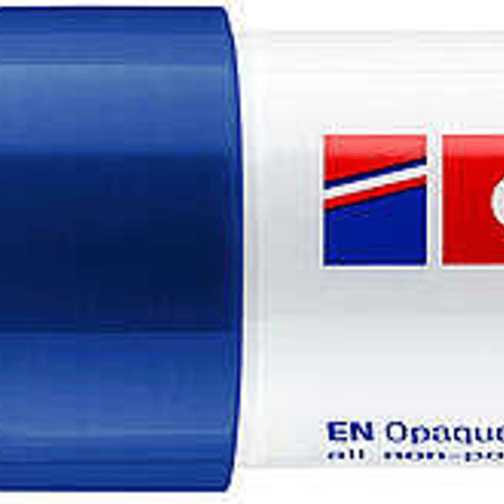 Edding 4090 Rotulador de Tiza Liquida - Punta Biselada - Trazo entre 4 y 15mm - Olor Neutro - Color Azul 1