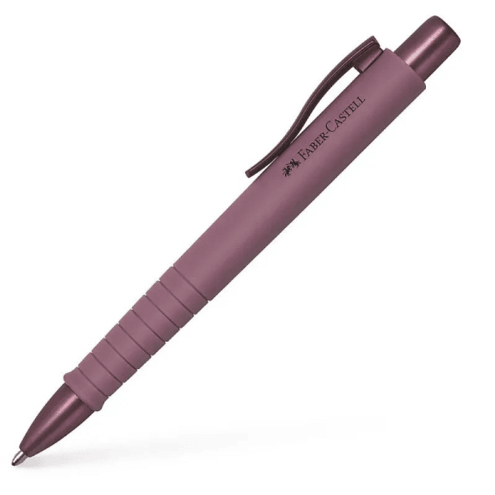 Faber-Castell Poly Ball Urban Limited Edition Boligrafo Retractil XB - Forma Triangular Ergonomica - Suave al Tacto - Color Burdeos 1