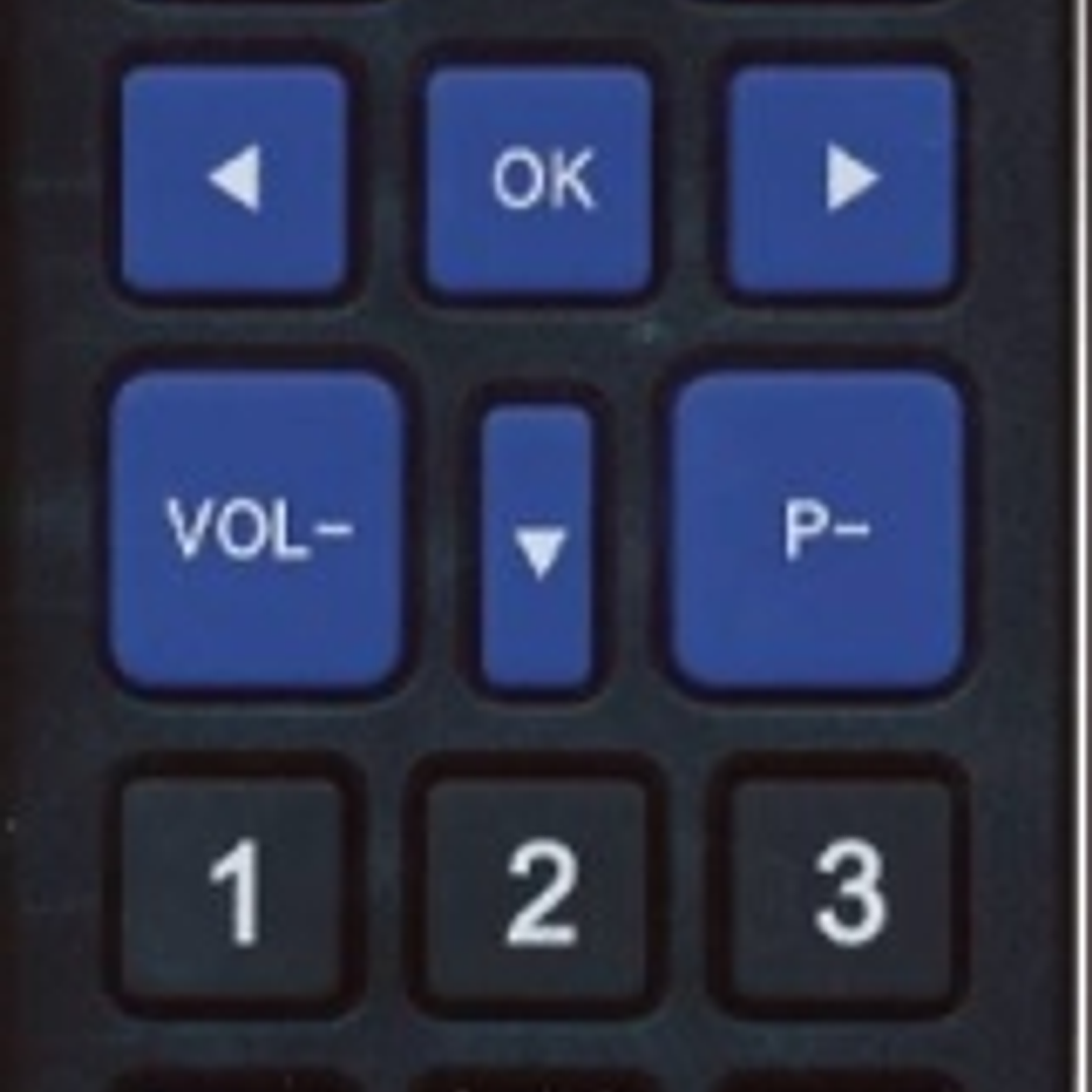 Blaupunkt Mando Universal para Lg, Samsung, Sony, Philips y Panasonic - Preconfigurado - Teclas Grandes - Control por Infrarrojos - Color Negro 1