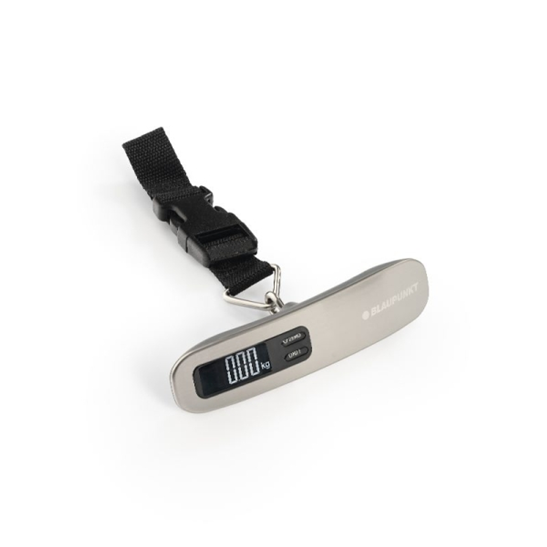 Blaupunkt Bascula Pesamaletas - Capacidad 50kg - Precision de 50g - Pantalla Digital - Apagado Automatico - Unidades Variadas - Funcion Tara - Bloqueo 1