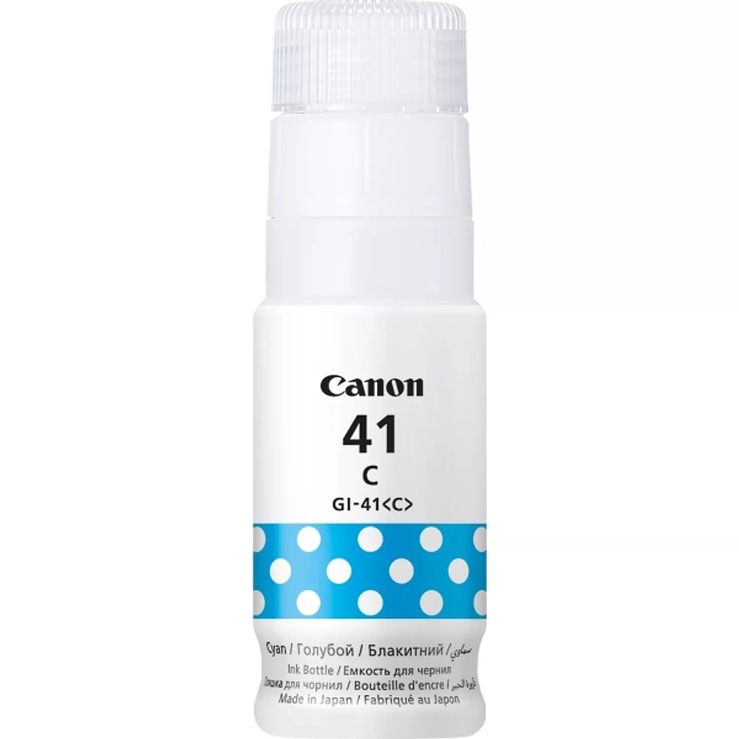 Canon GI41 Cyan Botella de Tinta Original - GI41C/4543C001 1