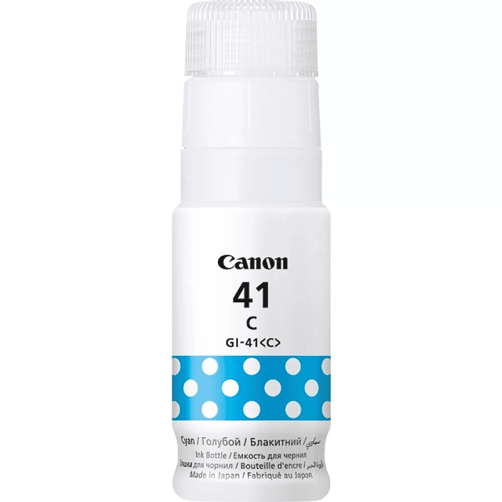 Canon GI41 Cyan Botella de Tinta Original - GI41C/4543C001 1