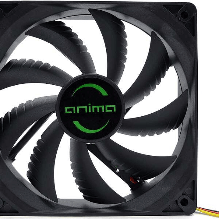 Tacens Anima AF8 Ventilador 80mm - Carcasa y Aspas Negras - Velocidad Max. 1800rpm 1