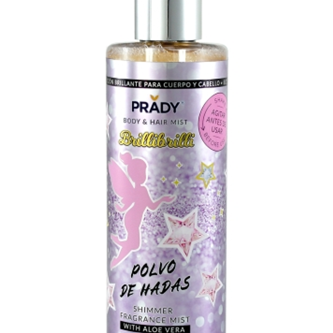 Prady Brilli Brilli Body & Hair Mist Polvo de Hadas - Frasco de 250 ml - Spray Pulverizador 1