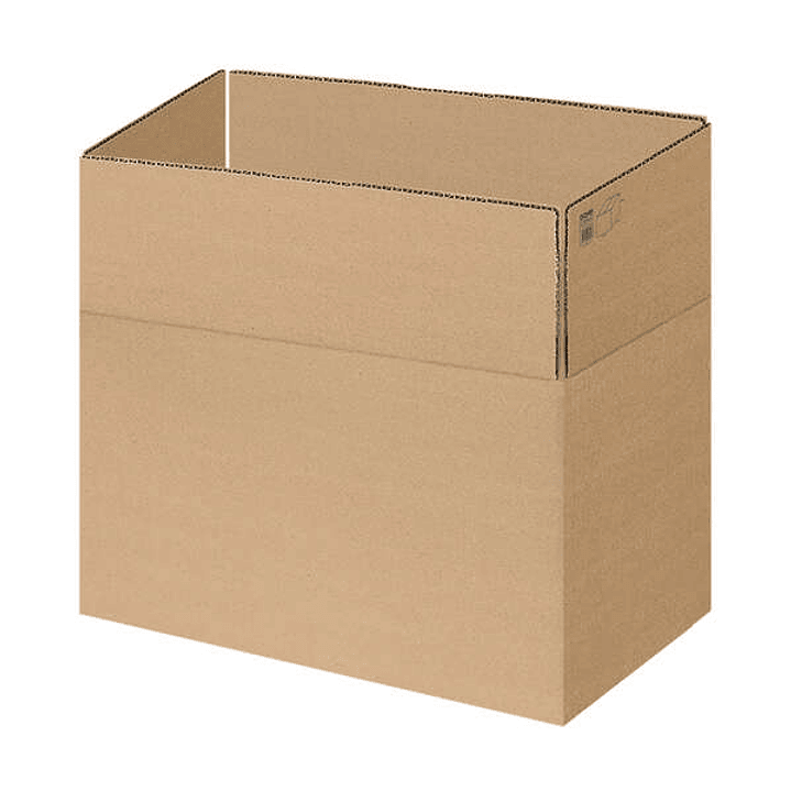 Dohe Cajas de Embalaje de 4 Solapas - Medidas 500x340x310mm - Carton de Canal 3mm - Resistente y Duradero - Ideal para Envios y Almacenamiento 1