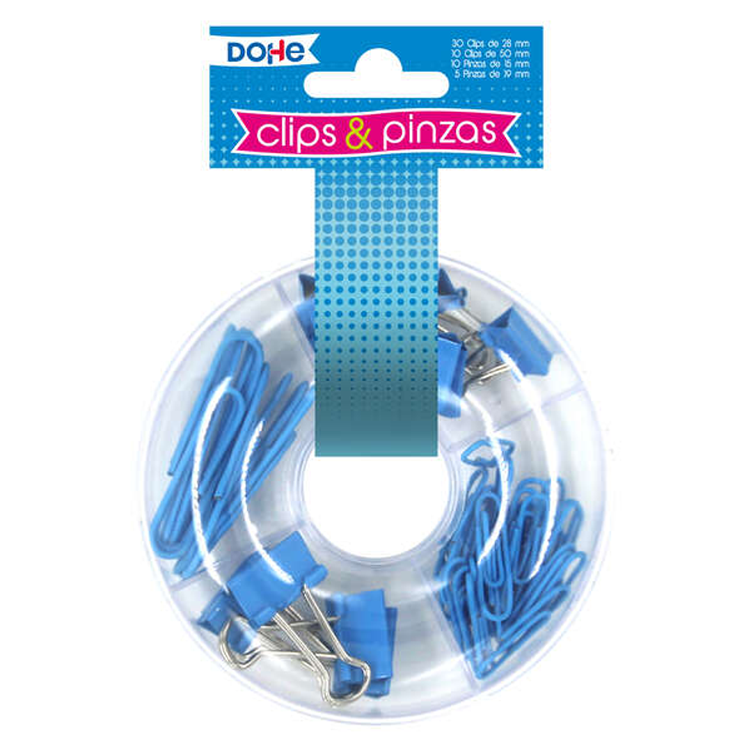 Dohe Combo de Pinzas - 10 Pinzas de 15mm y 5 Pinzas de 19mm - Variedad de Tamaños para Diferentes Usos 1