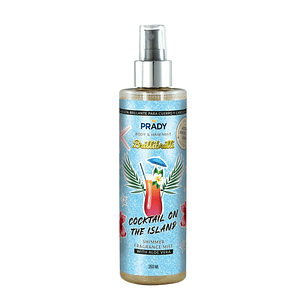 Prady Brilli Brilli Body & Hair Mist Cocktail on the Island - Frasco de 250 ml - Spray Pulverizador