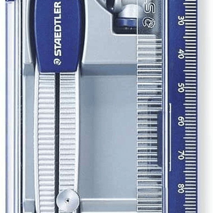 Staedtler Noris 550 60 Compas de Precision - Diametro Maximo 300mm - Para Iniciacion al Dibujo 1