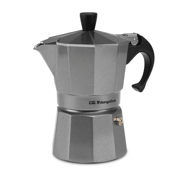 Orbegozo KFS 320 Cafetera de Aluminio para 3 Tazas - Rapida - Eficiente y Segura - Ideal para Cocinas Electricas - a Gas o de Vitroceramica - Ergonomi 1