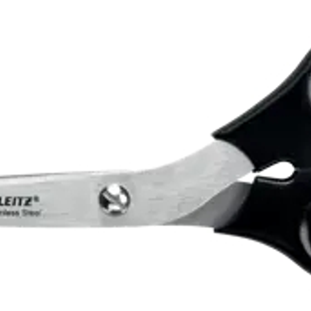 Leitz Tijeras de Acero Inoxidable 20cm - Agarre Ergonomico - Color Negro 1