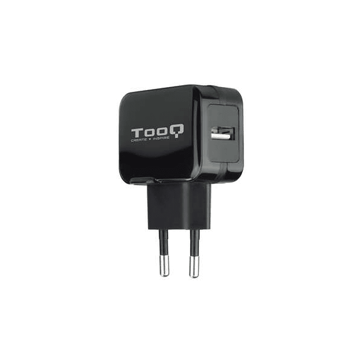 Tooq Cargador de Pared USB 5V 2.4 A - 1 Puerto USB - Color Negro 1