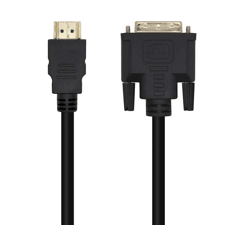 Aisens Cable DVI a HDMI - DVI18+1/Macho-HDMI A Macho - 3.0m - Color Negro 1