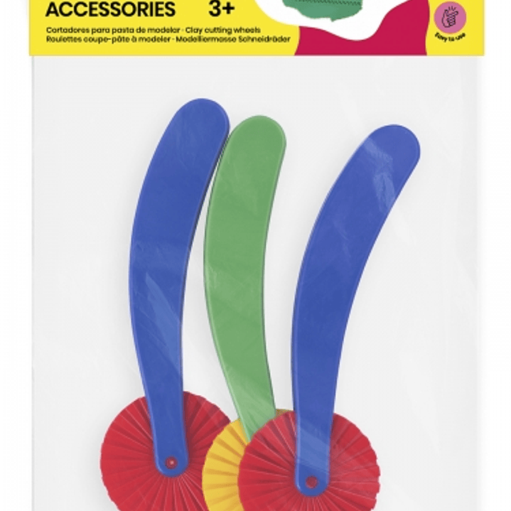 Jovi Modelling Complements Bolsa con 3 Rodillos Cortadores - Ruedas de Corte Diferentes Formas - Ideal para Manualidades - Facil de Usar - Alta Durabi 1
