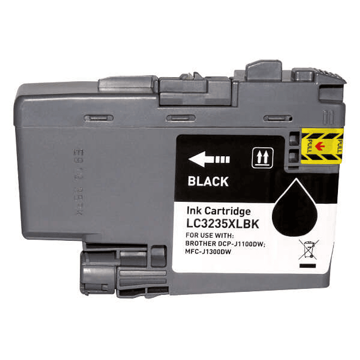 Brother LC3235XL/LC3233 Negro Cartucho de Tinta Pigmentada Generico - Reemplaza LC3235XLBK/LC3233BK 1