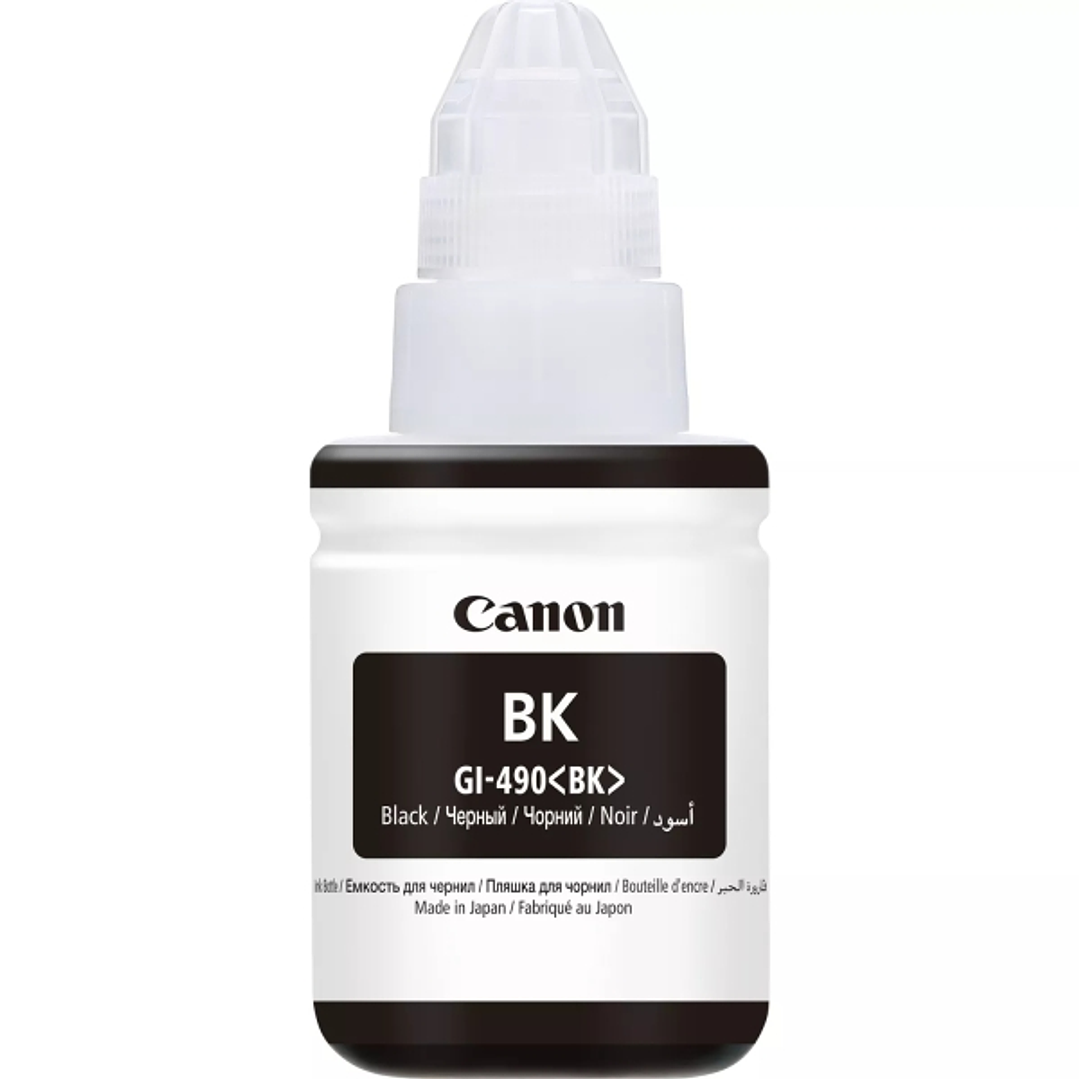 Canon GI490 Negro Botella de Tinta Original - GI490BK/0663C001 1