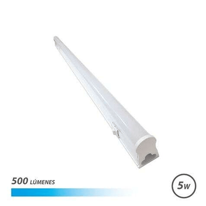 Elbat Tubo LED T5 5W 500LM 30cm Luz Fria con Interruptor 1