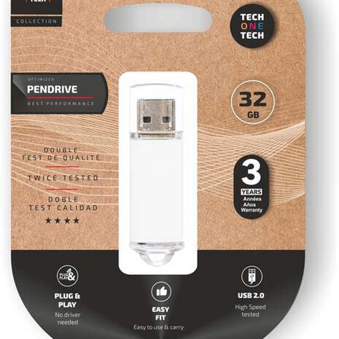 TechOneTech Basic Memoria USB 2.0 32GB (Pendrive) 1