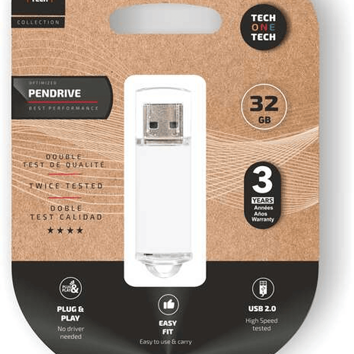 TechOneTech Basic Memoria USB 2.0 32GB (Pendrive) 1