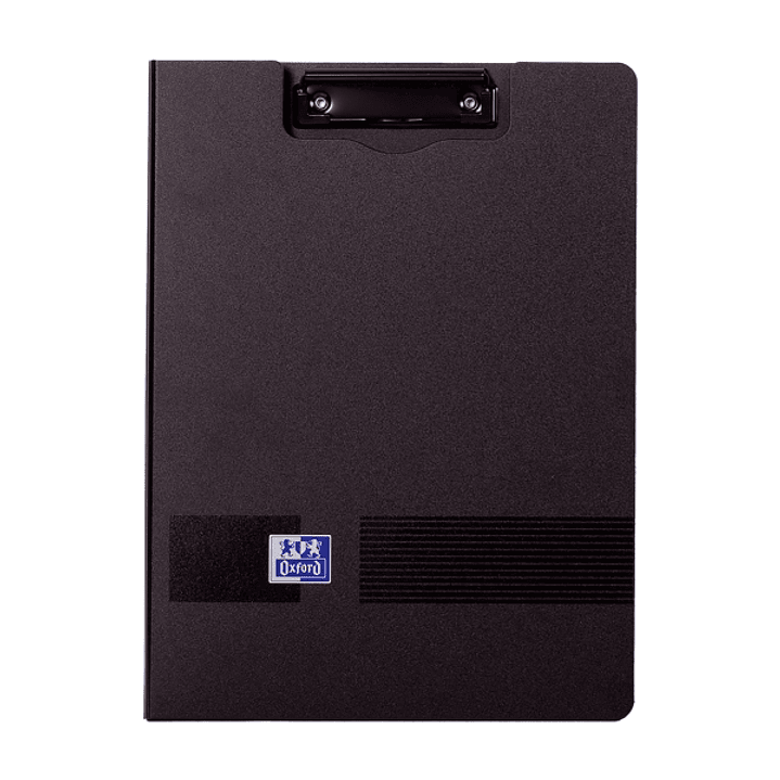 Oxford Live & Go Carpeta con Pinza Metalica - Fabricada en Polifoam - Bolsillo Interior - Color Negro 1
