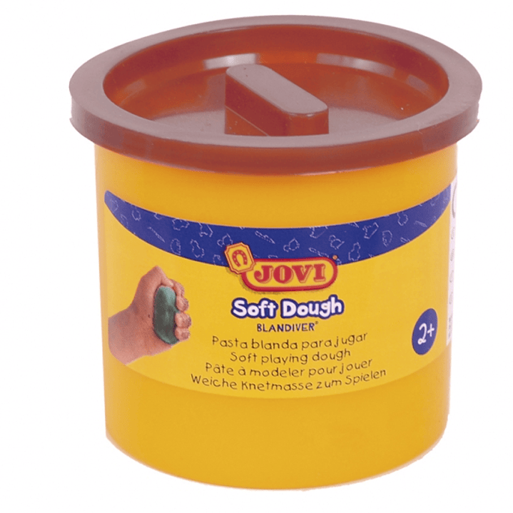 Jovi Soft Dough Blandiver Pack con 5 Botes de Pasta de Modelar 110gr - Blanda y Flexible - Facil de Amasar y Moldear - Ideal para Iniciacion al Modela 1